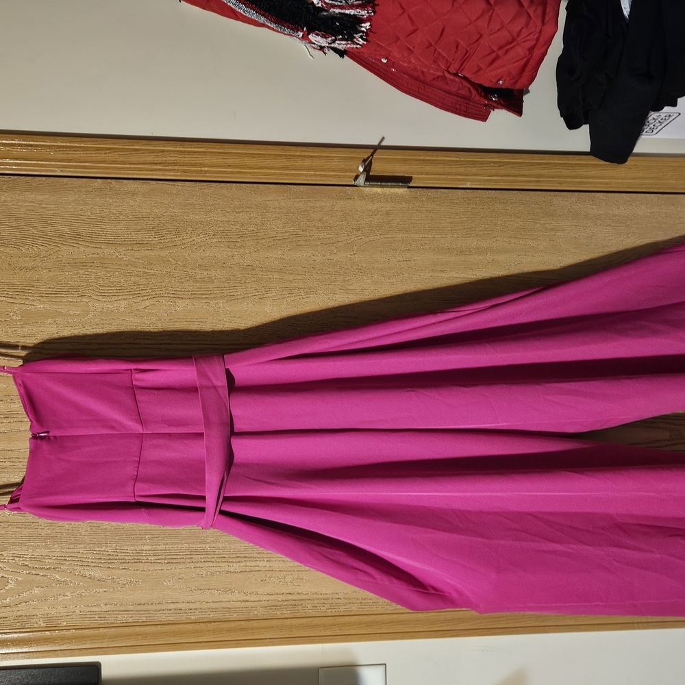 Elegant Pink Sleeveless jumpsuit